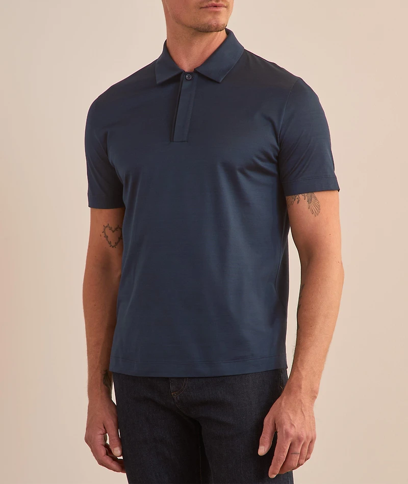 Cotton Jersey Polo