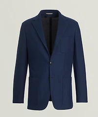 Honeycomb Jersey Knit Sport Jacket