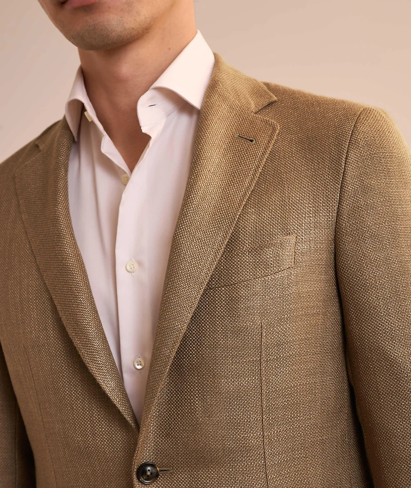 Kei Silk-Wool-Mohair Sport Jacket