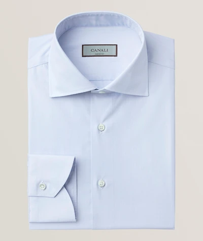 Grid Cotton Dress Shirt