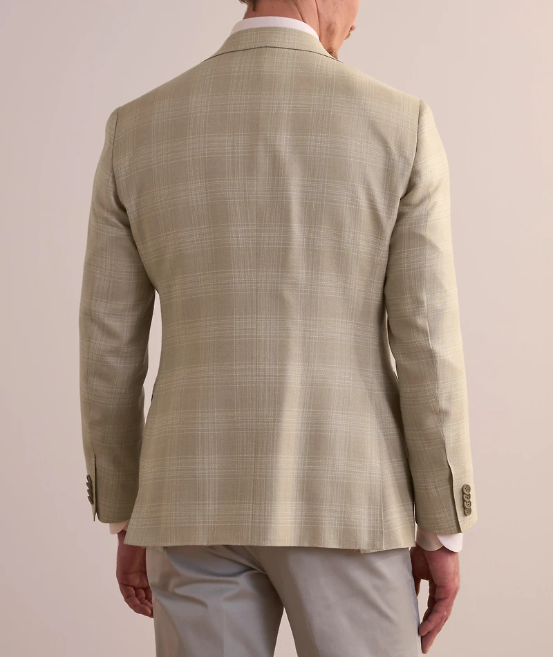 Capri Check Wool-Blend Sport Jacket
