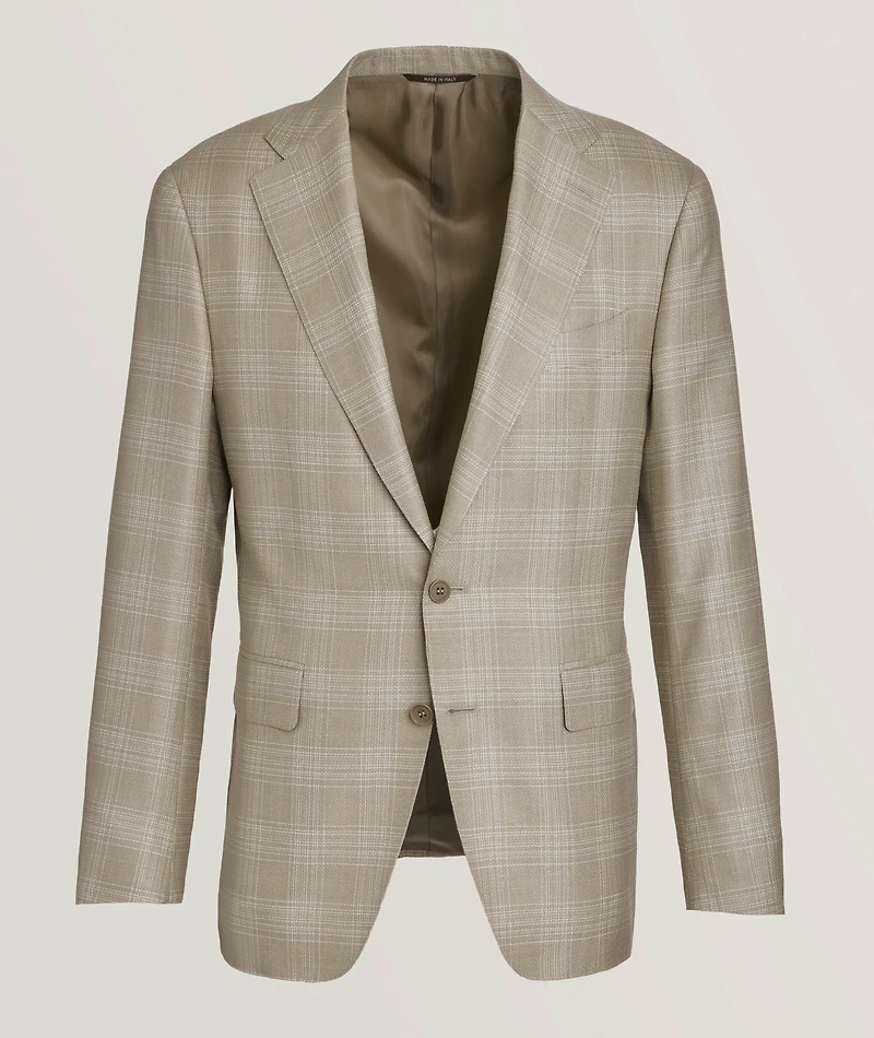 Capri Check Wool-Blend Sport Jacket