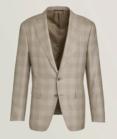 Capri Check Wool-Blend Sport Jacket