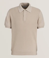 Cotton-Modal Micro-Textured Polo