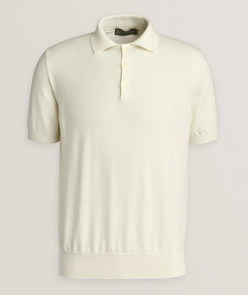 Cotton Knit Polo