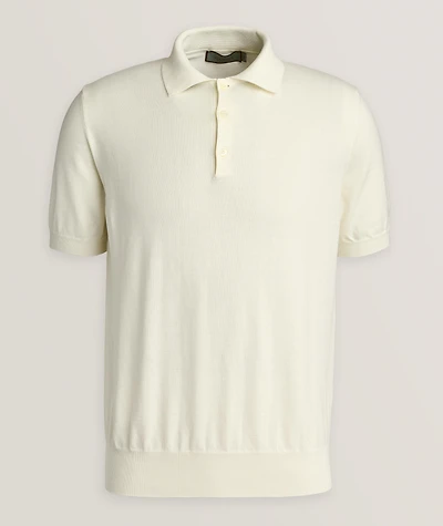 Cotton Knit Polo