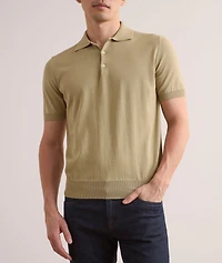 Cotton Knit Polo