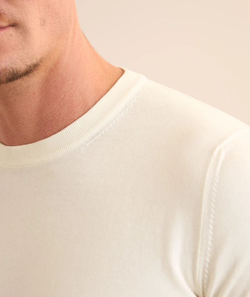 Cotton Crewneck Sweater