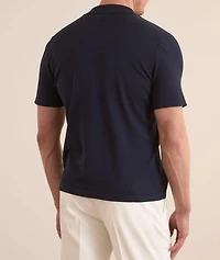 Tonal Textured Cotton Polo