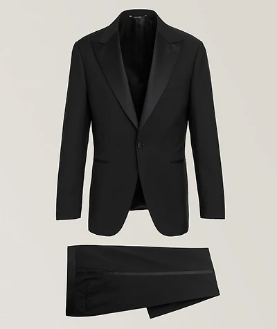 Capri Peak Wool-Mohair Tuxedo