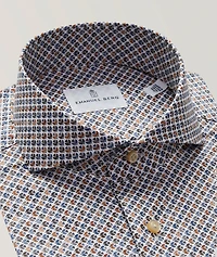 Marseille Printed Stretch-Cotton Shirt