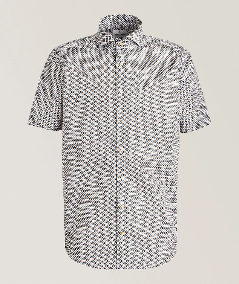 Marseille Printed Stretch-Cotton Shirt