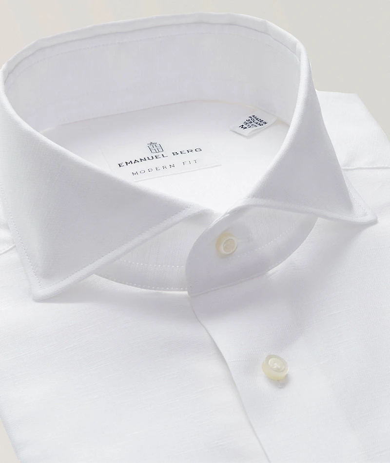 Harvard Cotton-Linen Twill Sartorial Shirt
