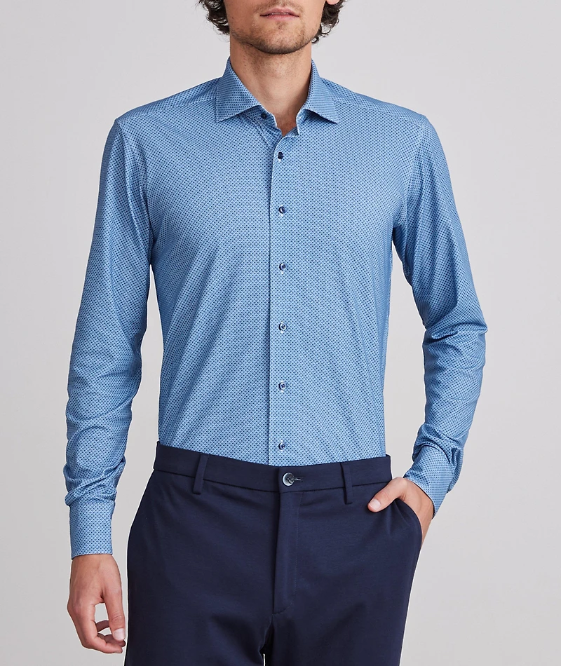 Byron Geometric 4Flex Stretch Dress Shirt