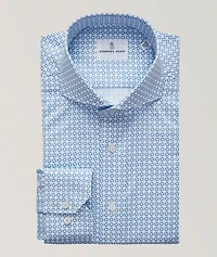 Harvard Geometric Luxury Twill Dress Shirt