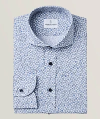Marseille Printed Stretch-Cotton Dress Shirt