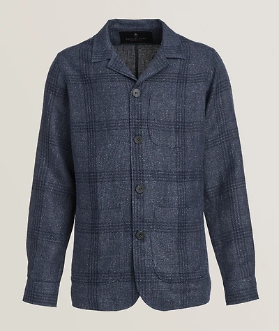 Dobby Check D-Constructed Shirt Jacket