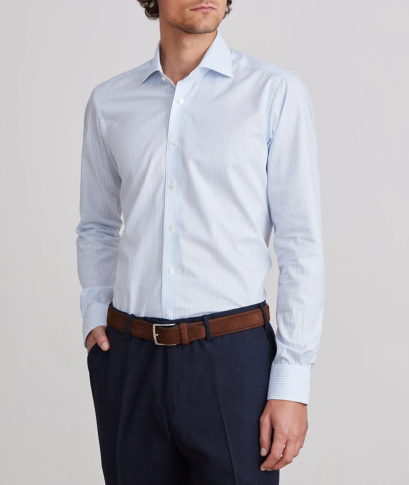 Rialto Striped Yoga Twill Dress Shirt