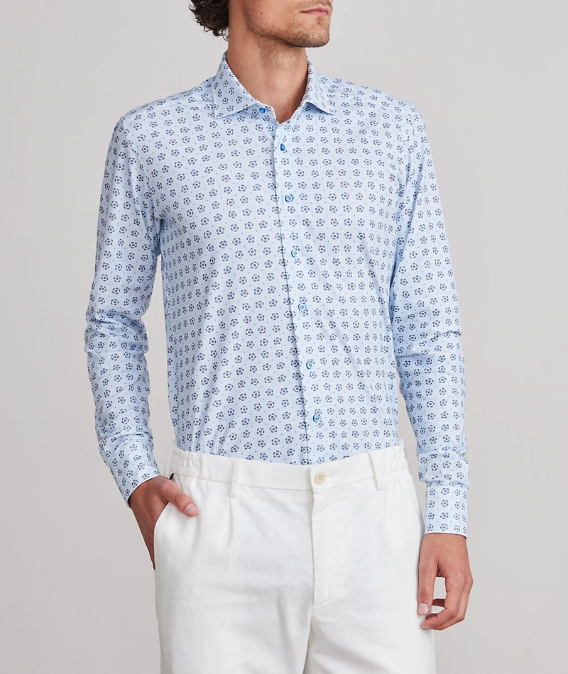 Byron Floral 4Flex Stretch Dress Shirt