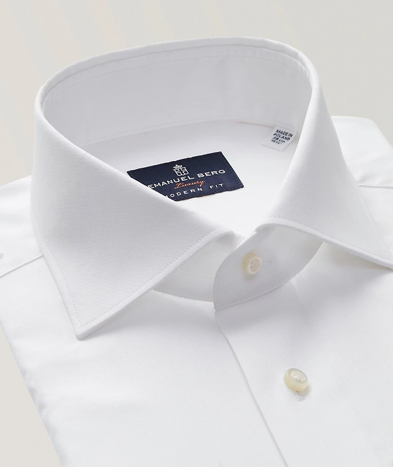 Modern-Fit Harvard Yoga Twill Dress Shirt