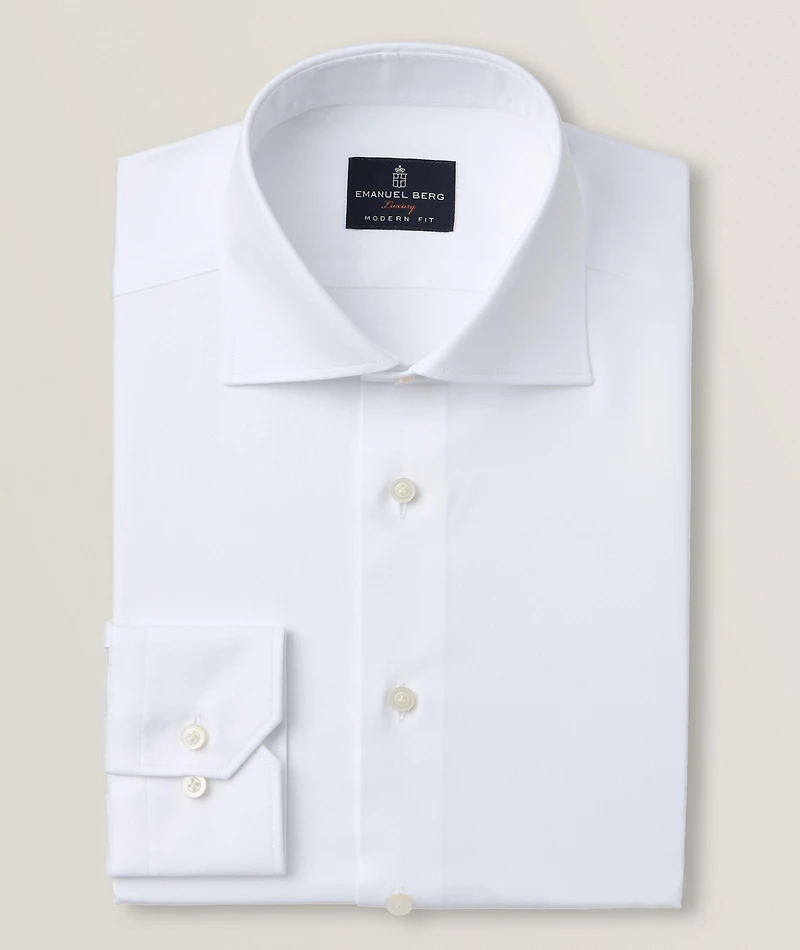 Modern-Fit Harvard Yoga Twill Dress Shirt
