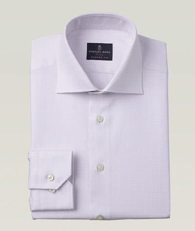 Rialto Plaid Yoga Twill Dress Shirt