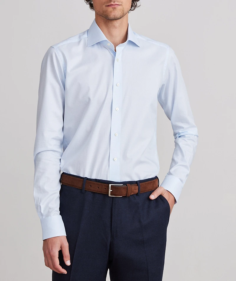 Rialto Check Yoga Twill Dress Shirt