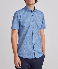 Marseille Printed Stretch-Cotton Shirt