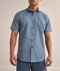 Marseille Printed Stretch-Cotton Shirt