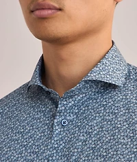 Marseille Printed Stretch-Cotton Shirt