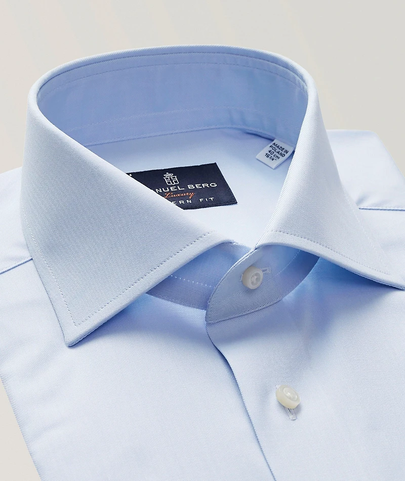 Modern-Fit Harvard Yoga Twill Dress Shirt