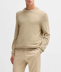 Ecaio Micro-Structured Cotton Sweater