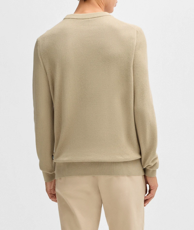Ecaio Micro-Structured Cotton Sweater
