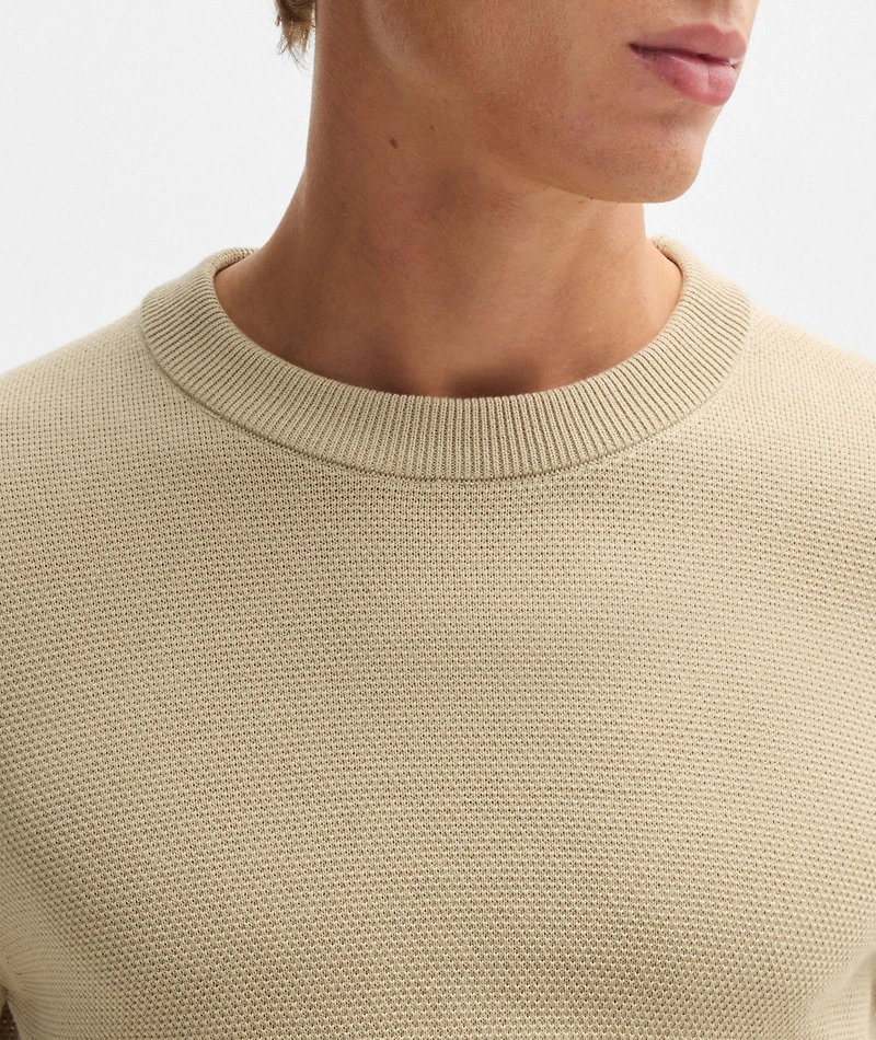 Ecaio Micro-Structured Cotton Sweater