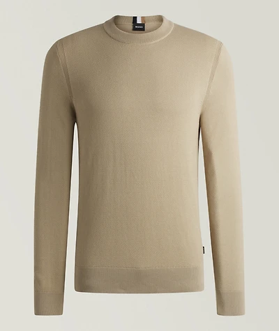 Ecaio Micro-Structured Cotton Sweater