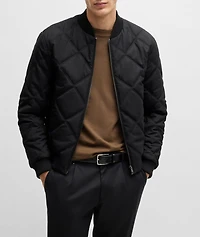Conter Diamond Quilted Jacket