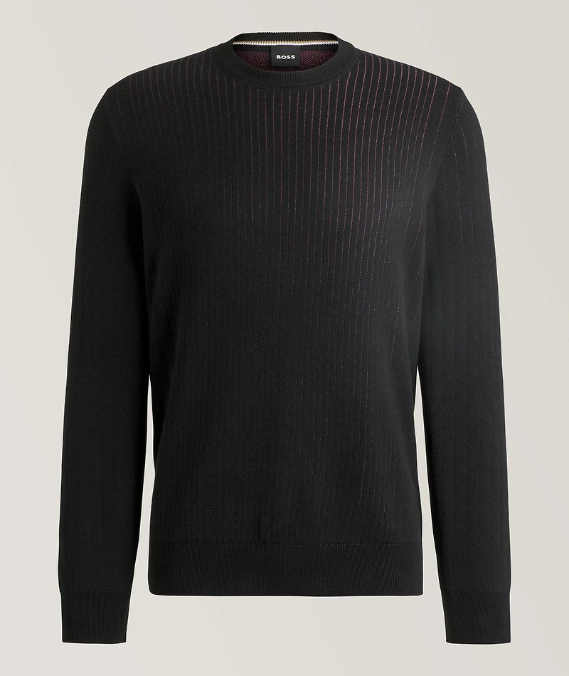 Beloy Striped Cotton Sweater