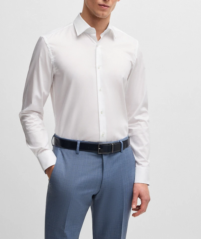 Hank Cotton Poplin Dress Shirt