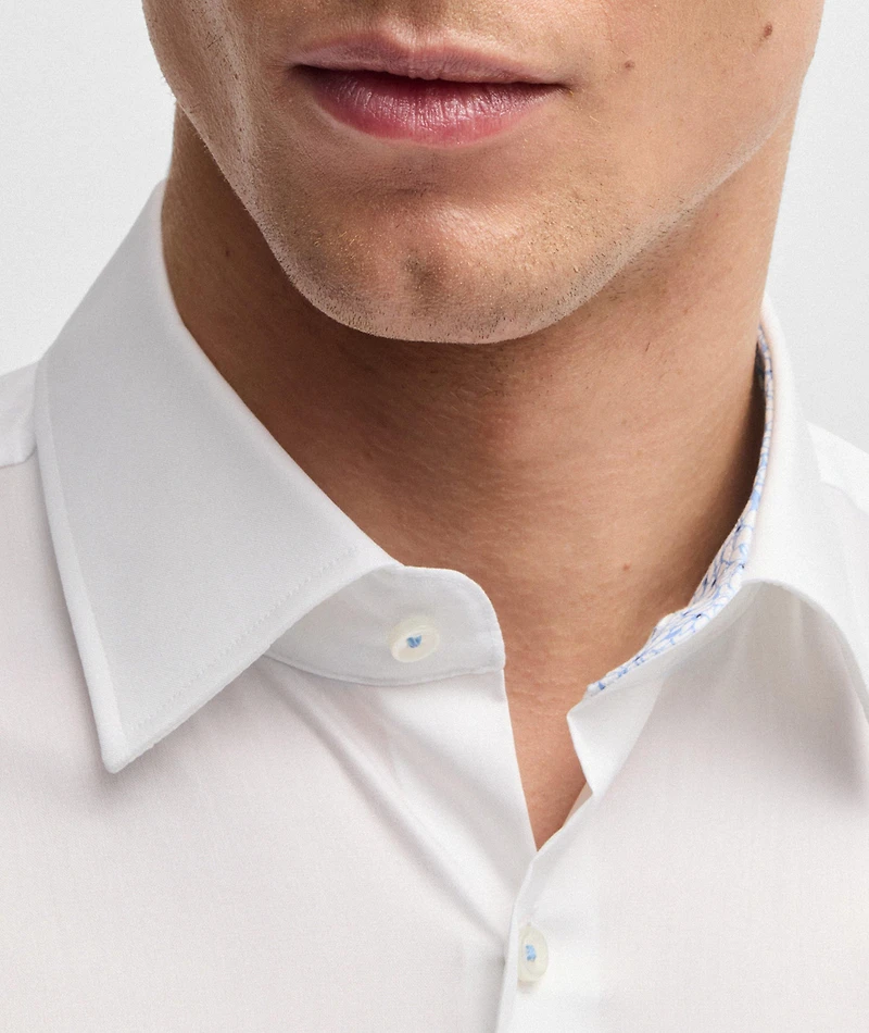 Hank Cotton Poplin Dress Shirt