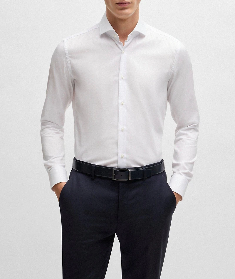 Hank Structured Cotton Dress Shirt