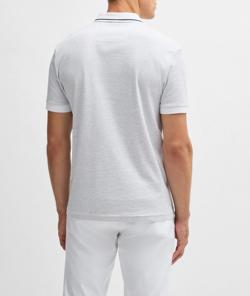Paddy Tape Jacquard Cotton Polo