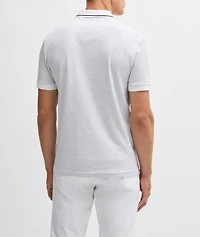 Paddy Tape Jacquard Cotton Polo