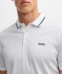 Paddy Tape Jacquard Cotton Polo