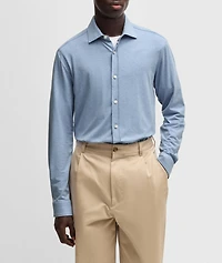 Roan Stretch-Cotton Jersey Shirt