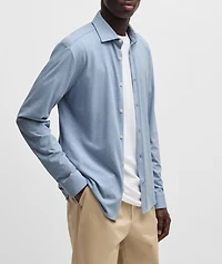 Roan Stretch-Cotton Jersey Shirt