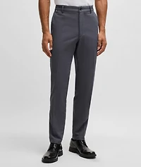 Kane Micro-Patterned Stretch-Cotton Pants