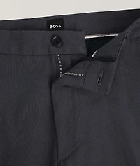 Kane Micro-Patterned Stretch-Cotton Pants