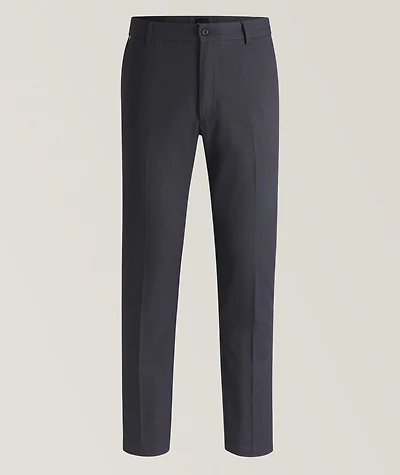 Kane Micro-Patterned Stretch-Cotton Pants