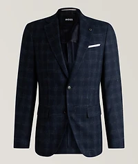 Hutson Check Wool-Blend Sport Jacket