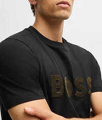 Logo Stretch-Cotton T-Shirt